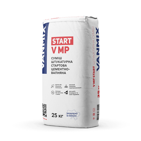 купити Штукатурна стартова цементно-вапняна суміш &mdash; V МP START V МP START фото